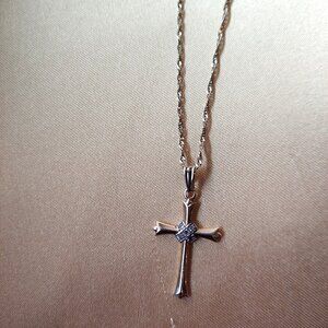 Beautiful Gold Cross Necklace